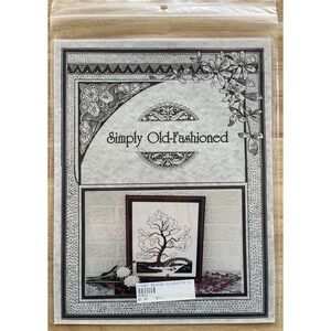 Simply Old-Fashioned‎ STONEBRIDGE SILHOUETTE Needlepoint Pattern & Instructions